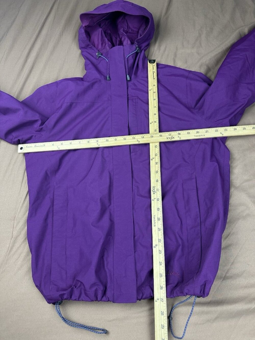 Cabelas Gore-Tex Rain Jacket Womens Medium Purple Full Zip Hooded Outdoor Casual - Picture 5 of 16